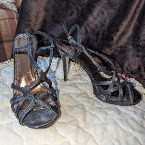 Black Nine West Heels (4.5 ") - Size 9